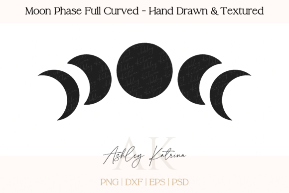 Download Moon Phase Full Curved - Textured - Moon phase Collection