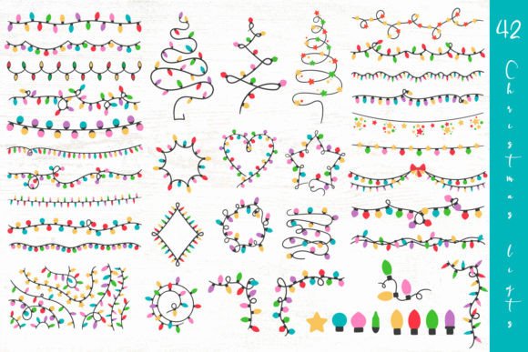 Download Christmas Lights SVG PNG Vector Bundle - Vector bundle Collection