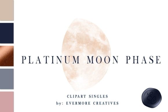 Download Platinum Moon Phase - Waxing Gibbous - Moon phase Collection