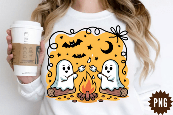 Download Halloween Ghost Camping PNG Clipart PNG - Clipart Collection