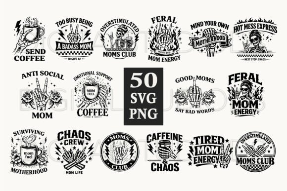Sarcastic Mom SVG Bundle, Funny Mom SVG - Download Now