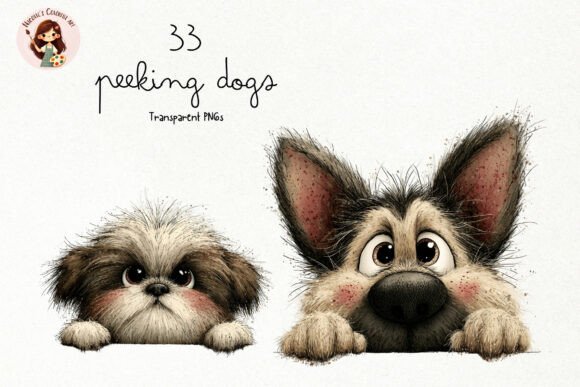 Download Peeking Dogs PNG Clipart - Clipart Collection