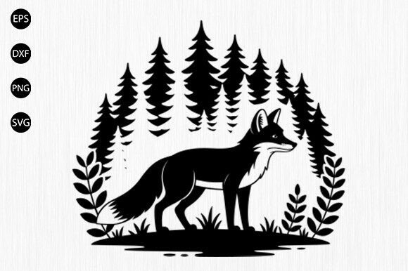 Download Forest Scene SVG, Forest Silhouette Svg - Premium Resources