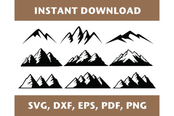 Download Mountain Svg, Mountains Svg, Peak Svg - Mountain svg Collection