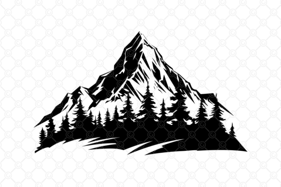 Download Mountain SVG - 012, Mountain Silhouette - Mountain svg Collection