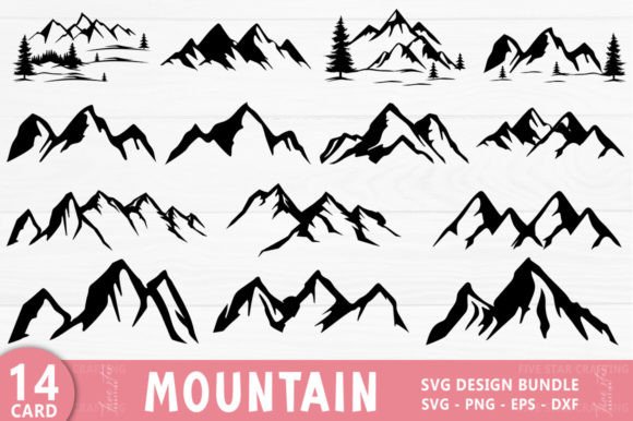 Download Mountain SVG Bundle Mountain Silhouette - Mountain svg Collection