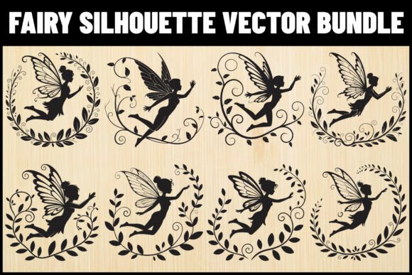 Download Fairy Silhouette Vector Bundle - Vector bundle Collection