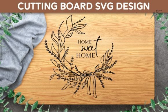Download Home Sweet Home Svg Cutting Board SVG - Home sweet home svg Collection