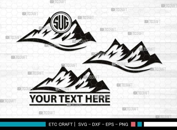 Download Mountain SVG Monogram, Hiking Silhouette - Mountain svg Collection