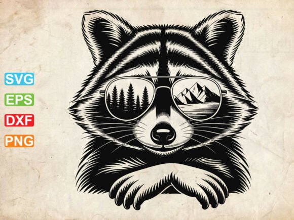 Download Raccoon Forest Scene Svg,Racoon Face Svg - Forest scene svg Collection