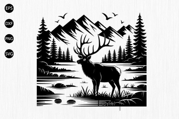 Download Forest Scene SVG, Forest Silhouette Svg - Forest scene svg Collection