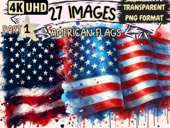 Download American Flags Clipart - Clipart Collection