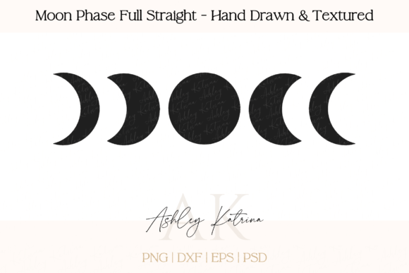 Download Moon Phase Full Straight - Textured - Moon phase Collection